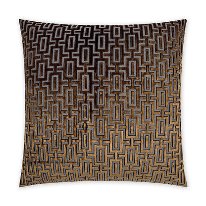 D.V. KAP HOME   24" x 24" Bergman Pillow - Midas Traditional, Geometric    - 3836-M-2424