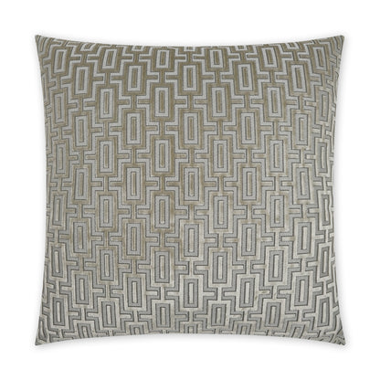 D.V. KAP HOME   24" x 24" Bergman Pillow - Pearl Traditional, Geometric    - 3836-P-2424