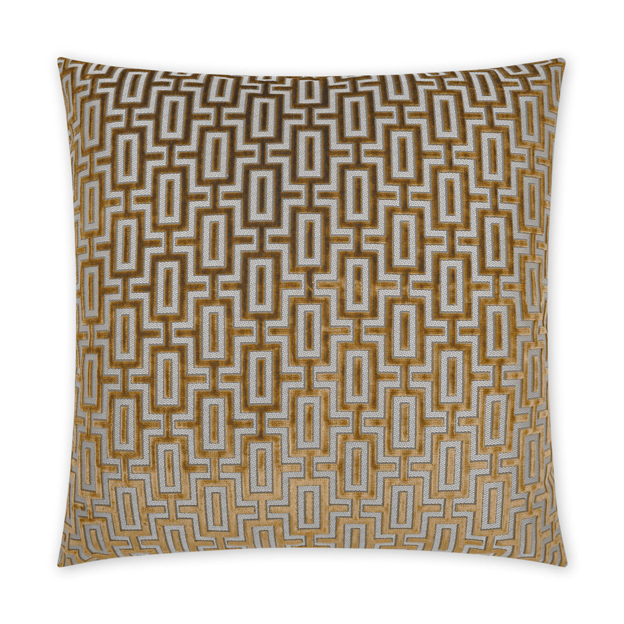 D.V. KAP HOME   24" x 24" Bergman Pillow - Topaz Traditional, Geometric    - 3836-T-2424