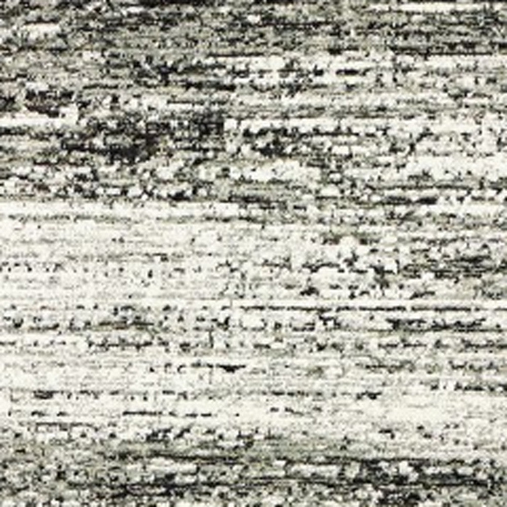 9' X 12' Ash And Slate Abstract Area Rug