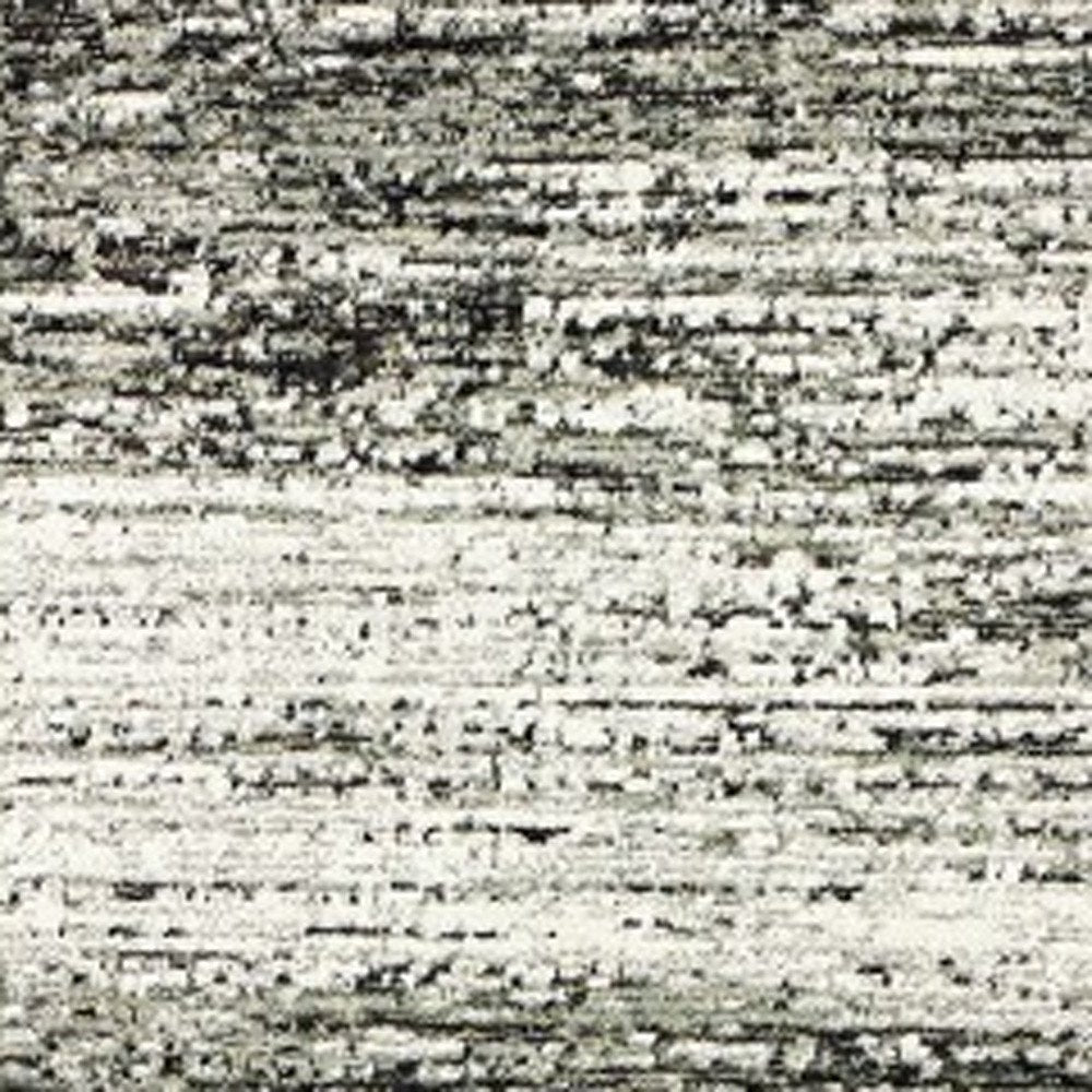 2' X 8' Ash And Slate Abstract Runner Rug