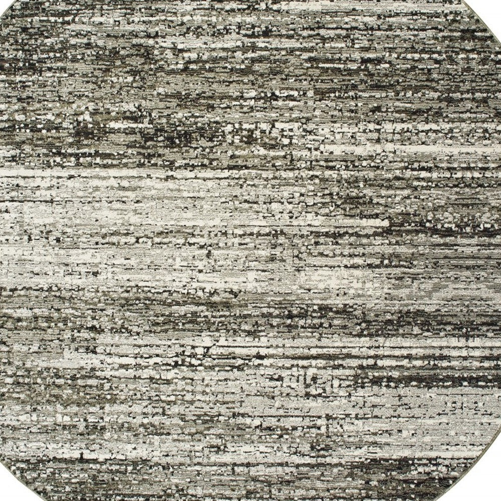 9' X 12' Ash And Slate Abstract Area Rug