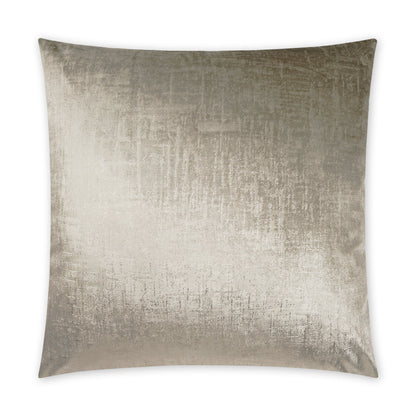 D.V. KAP HOME   24" x 24" Alnwick Pillow - Buff Glam, Solid    - 3837-B-2424