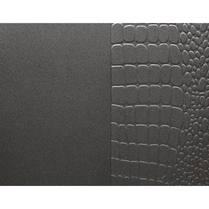 27" Gray Wood Two Drawer Nightstand