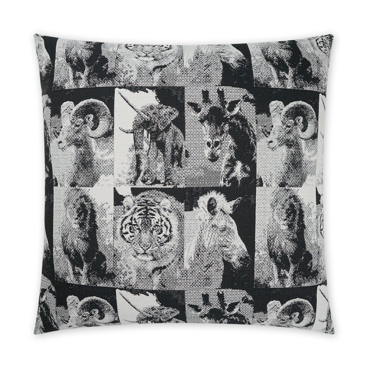 D.V. KAP HOME   24" x 24" Zoology Pillow Animal, Novelty, Modern    - 3841-2424