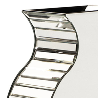 28" Clear Crystal Glass Table Vase