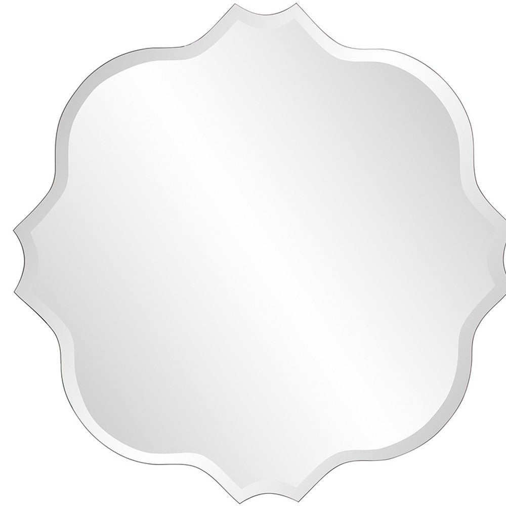 36" Quatrefoil Unframed Accent Mirror