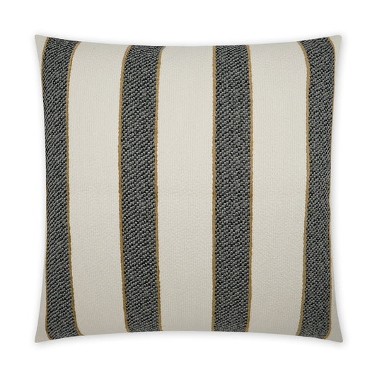 D.V. KAP HOME   24" x 24" Fineman Pillow Farmhouse, Global, Stripes    - 3846-2424
