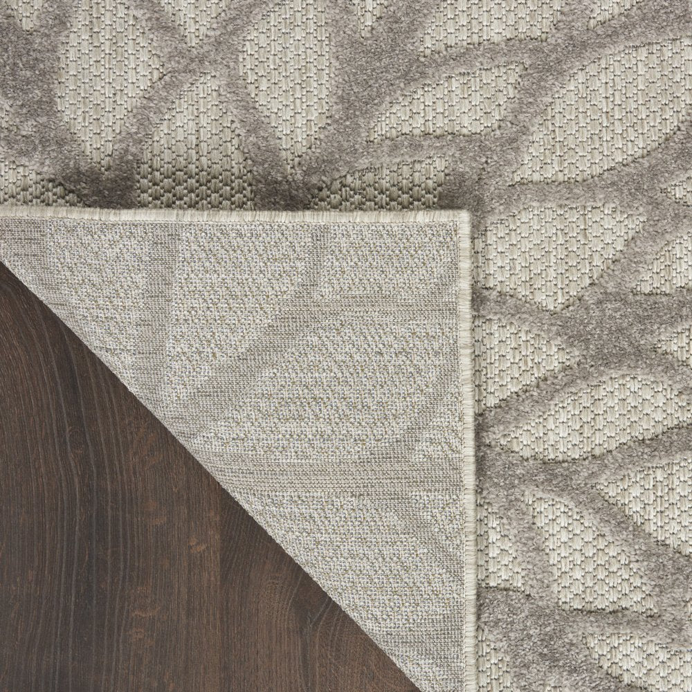 6' X 9' Gray Indoor Outdoor Area Rug