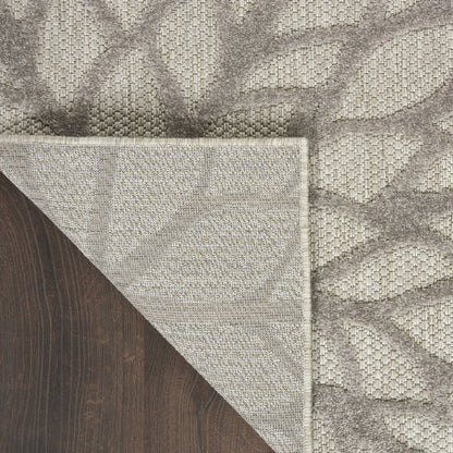 6' X 9' Gray Indoor Outdoor Area Rug