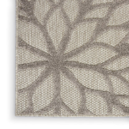 8' Gray Indoor Outdoor Area Rug