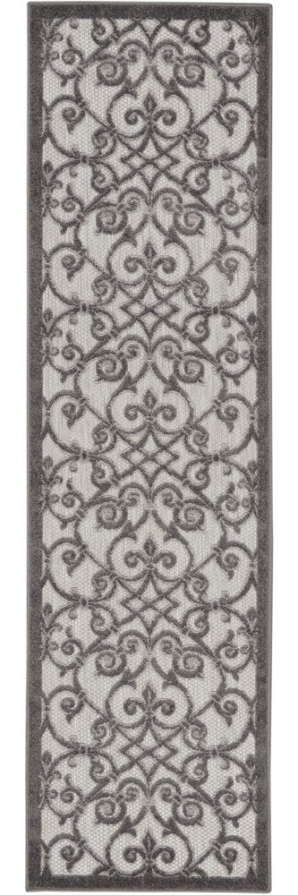 6' Gray Indoor Outdoor Area Rug
