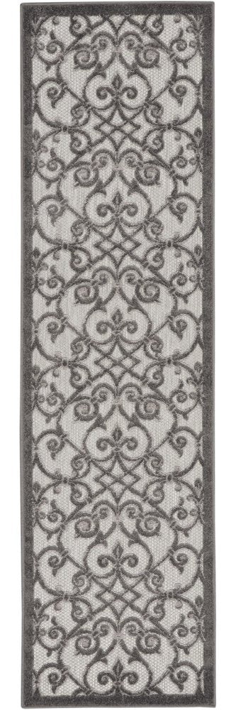 6' Gray Indoor Outdoor Area Rug
