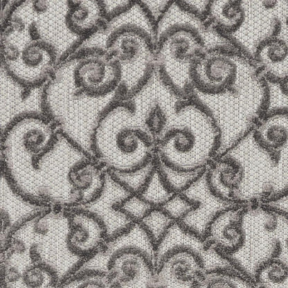 6' Gray Indoor Outdoor Area Rug