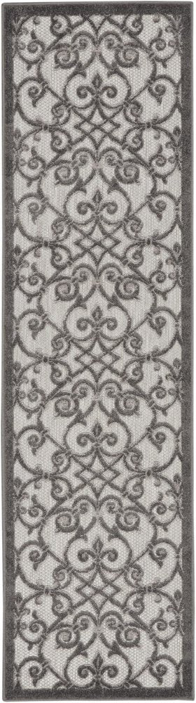 6' Gray Indoor Outdoor Area Rug