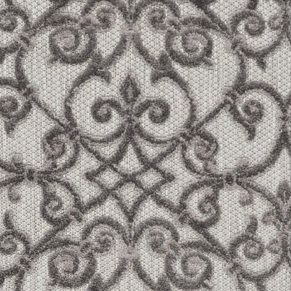 6' Gray Indoor Outdoor Area Rug