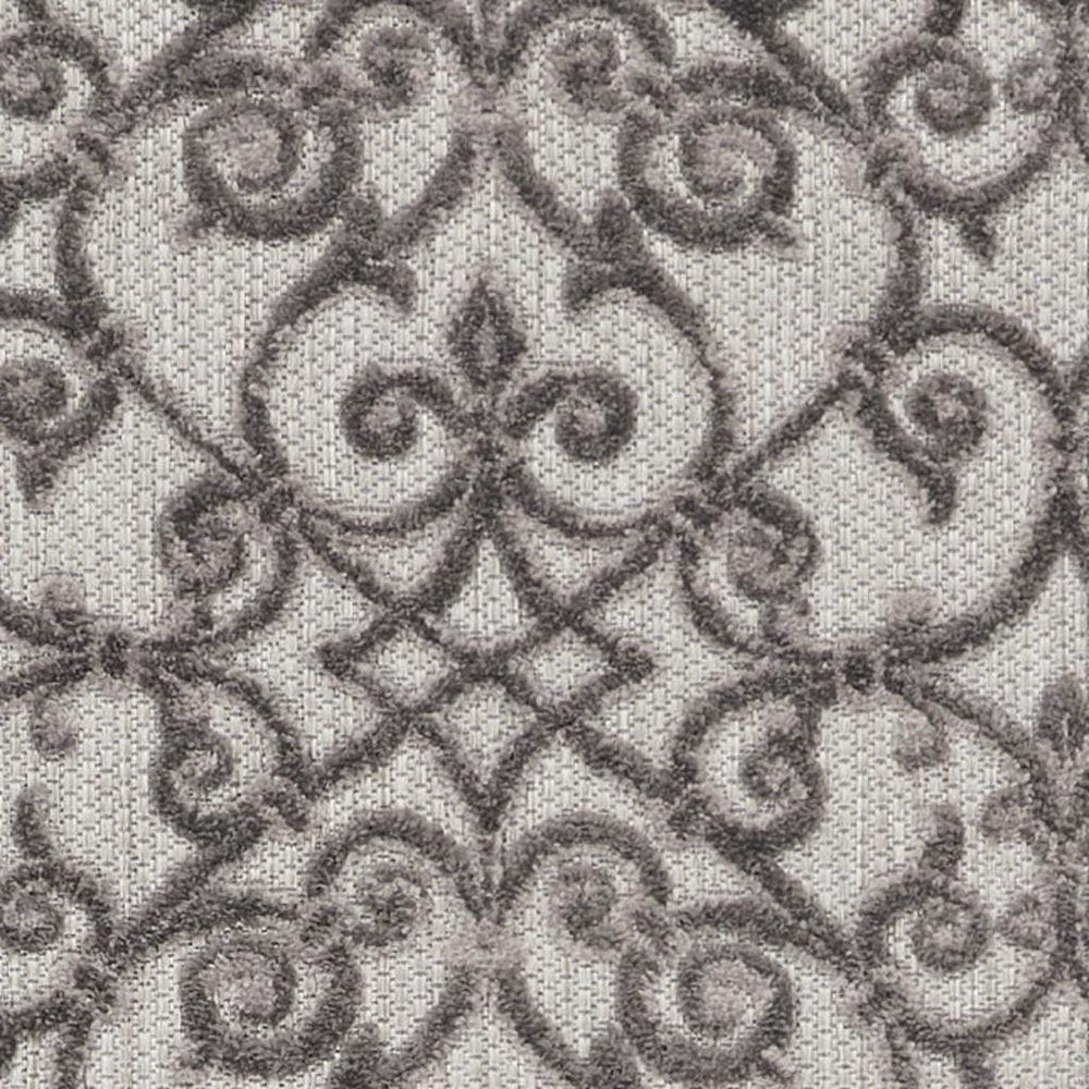 6' Gray Indoor Outdoor Area Rug