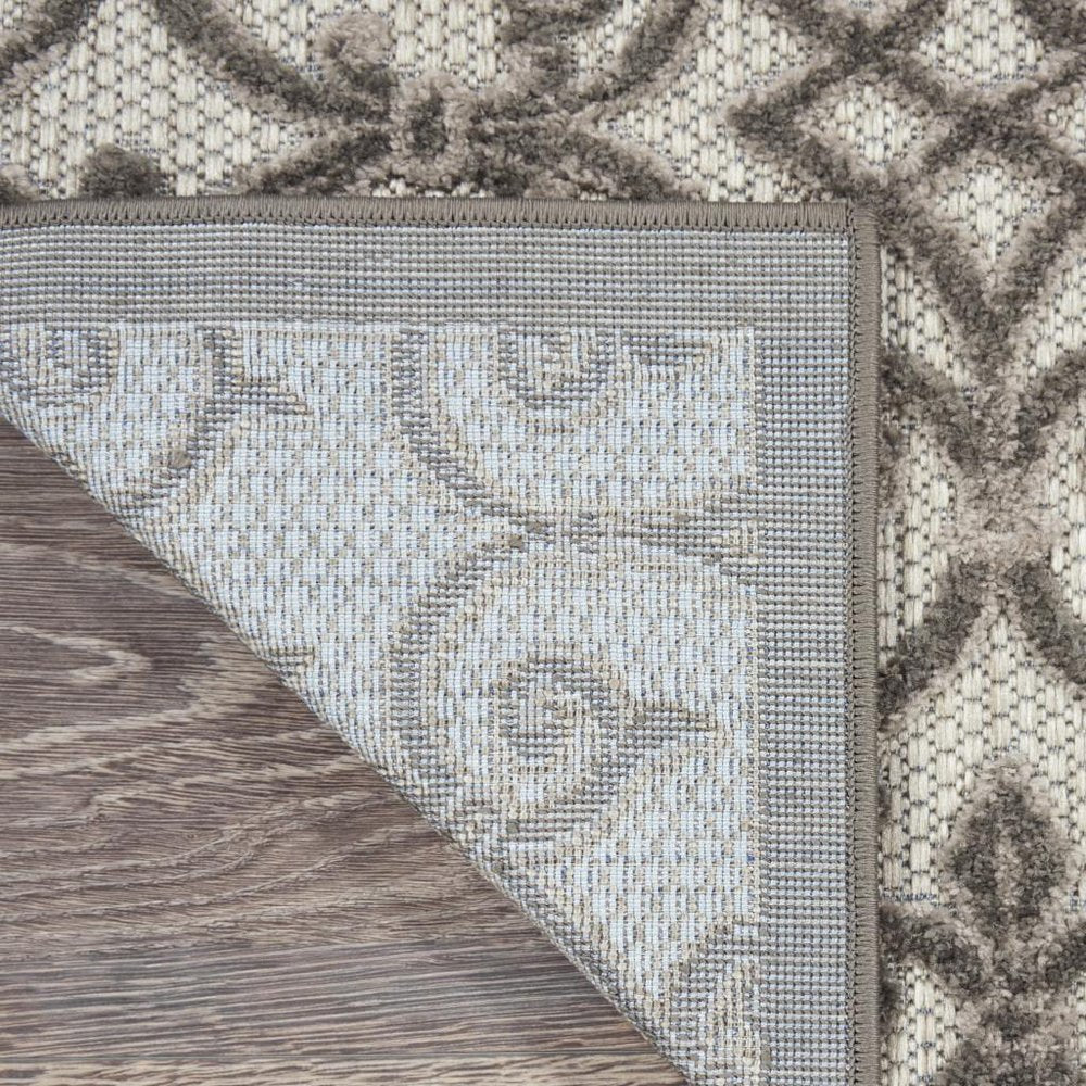 3' X 4' Gray Indoor Outdoor Area Rug