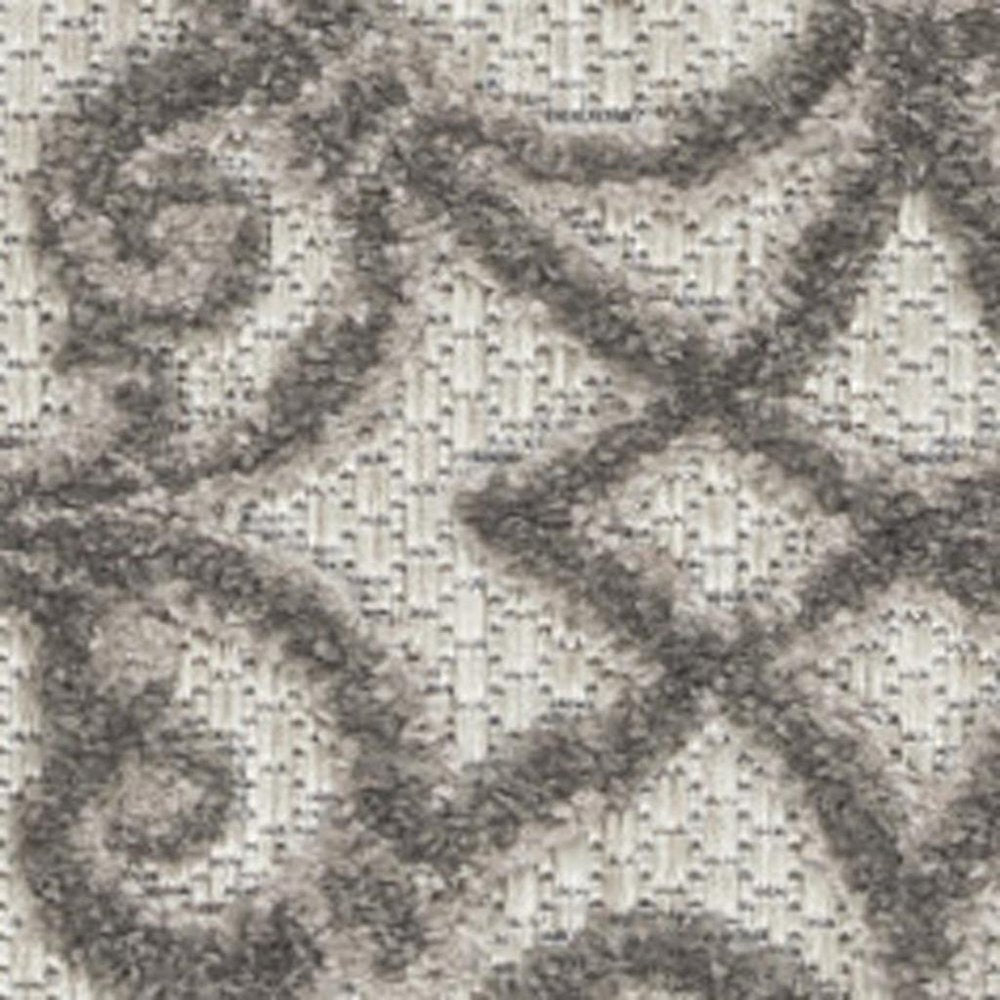 8' X 11' Gray Indoor Outdoor Area Rug
