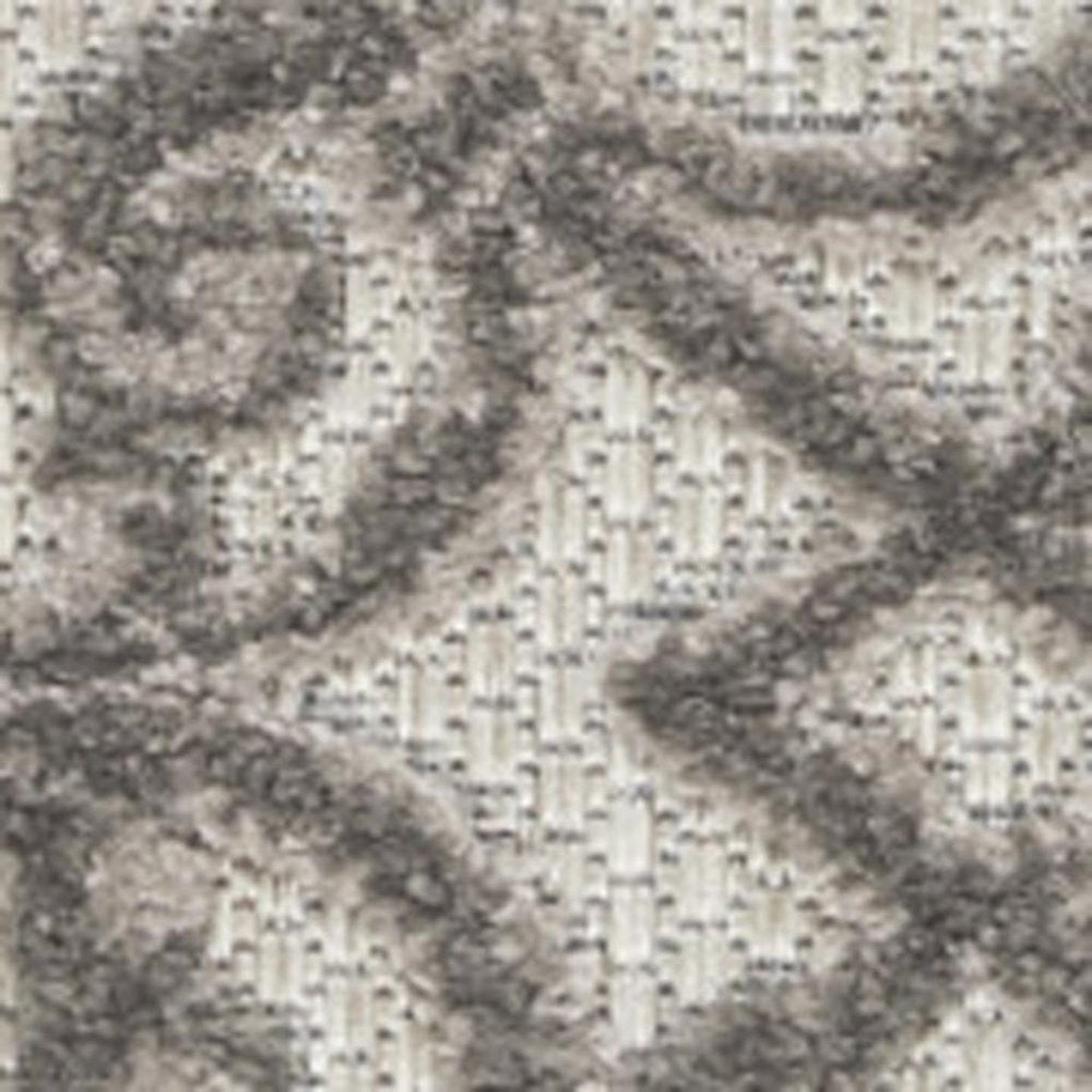 3' X 4' Gray Indoor Outdoor Area Rug