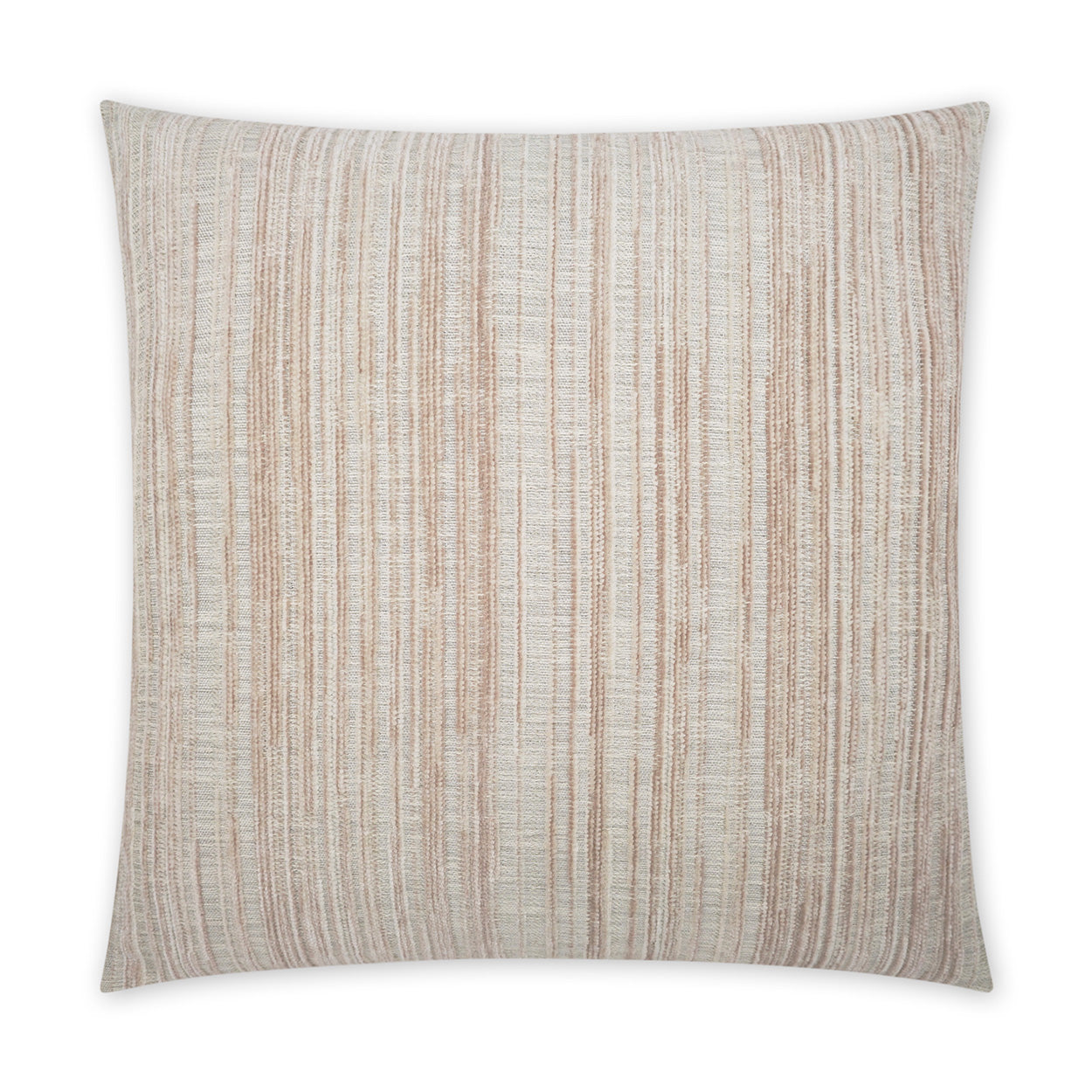 D.V. KAP HOME   24" x 24" Julep Pillow - Blush Stripes    - 3851-B-2424