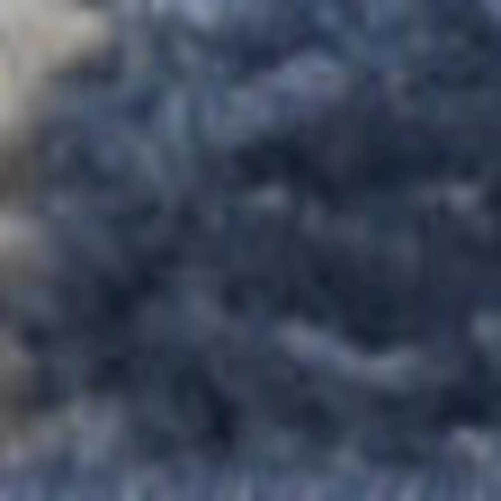 7' X 10' Blue And Orange Floral Distressed Area Rug