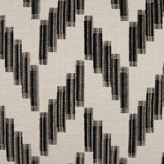 D.V. KAP HOME 3852-E-YARD Harcourt Fabric - Ebony Modern, Global  Tan,Taupe   - Harcourt