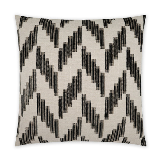 D.V. KAP HOME   24" x 24" Harcourt Pillow - Ebony Modern, Global    - 3852-E-2424