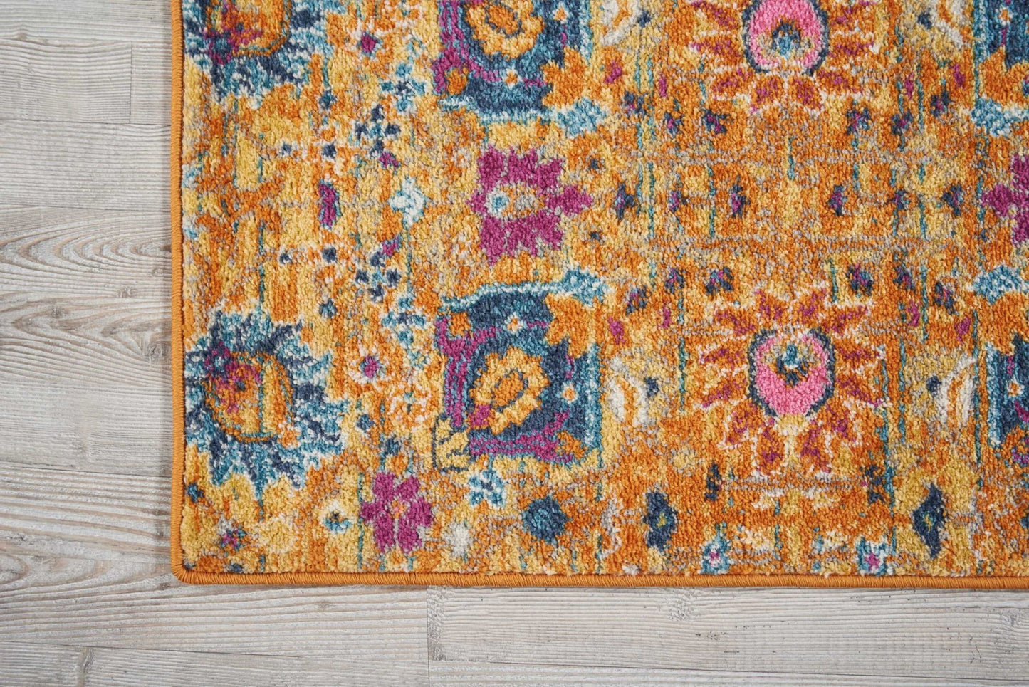 7' X 10' Sunset Floral Power Loom Area Rug