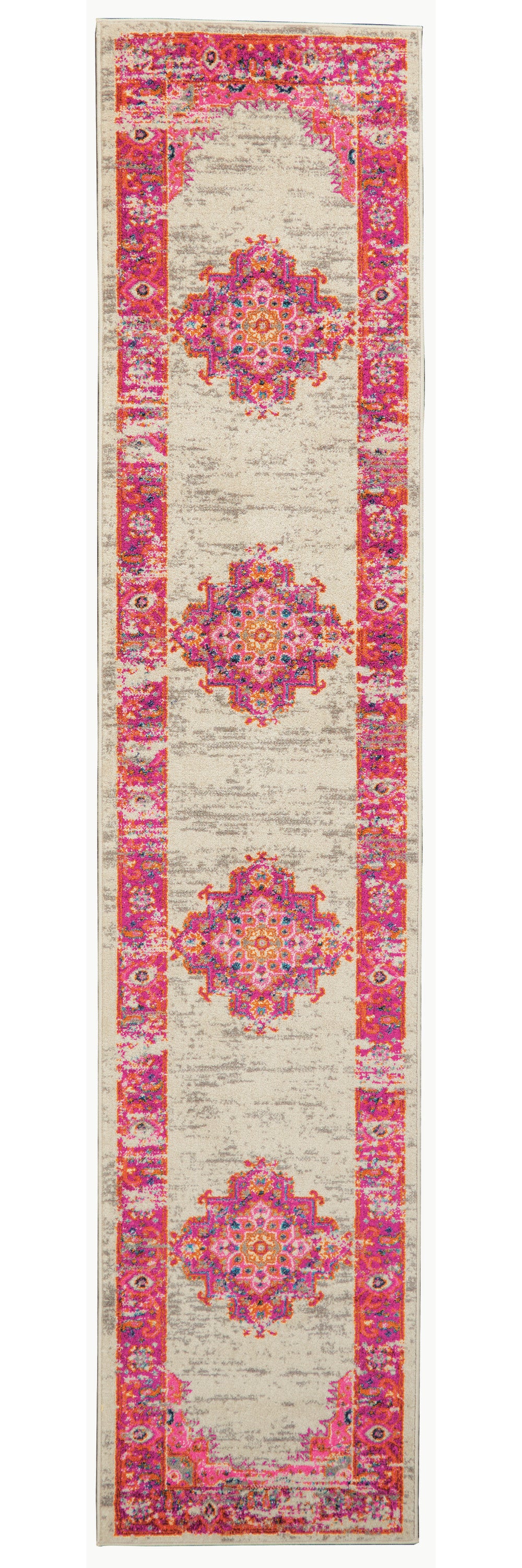 8' X 10' Fuchsia Power Loom Area Rug