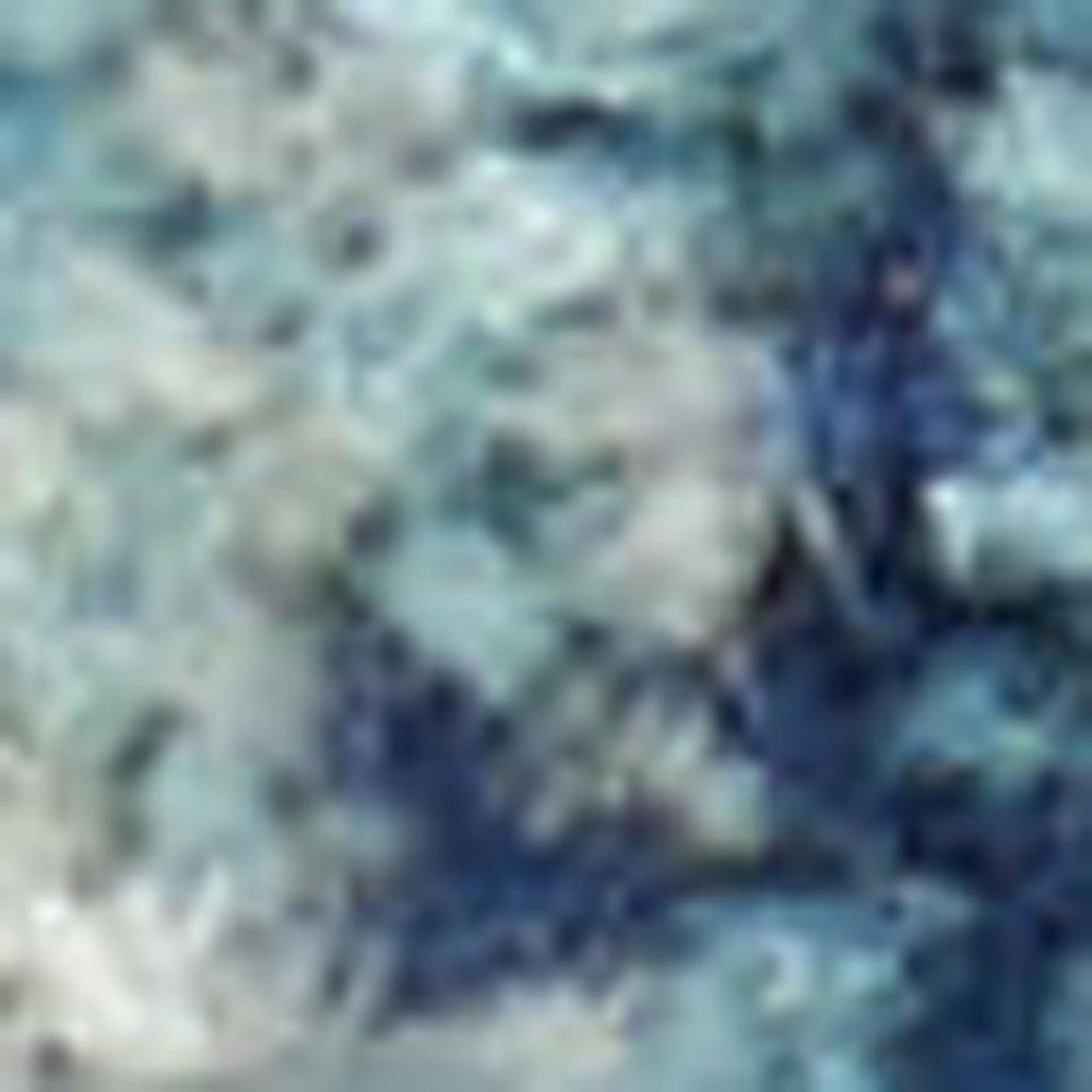 8' Blue And Ivory Abstract Runner Rug