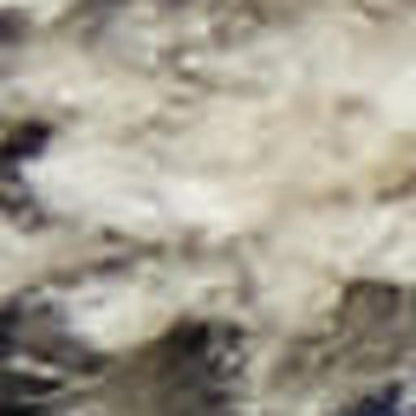 8' Gray And Ivory Abstract Runner Rug