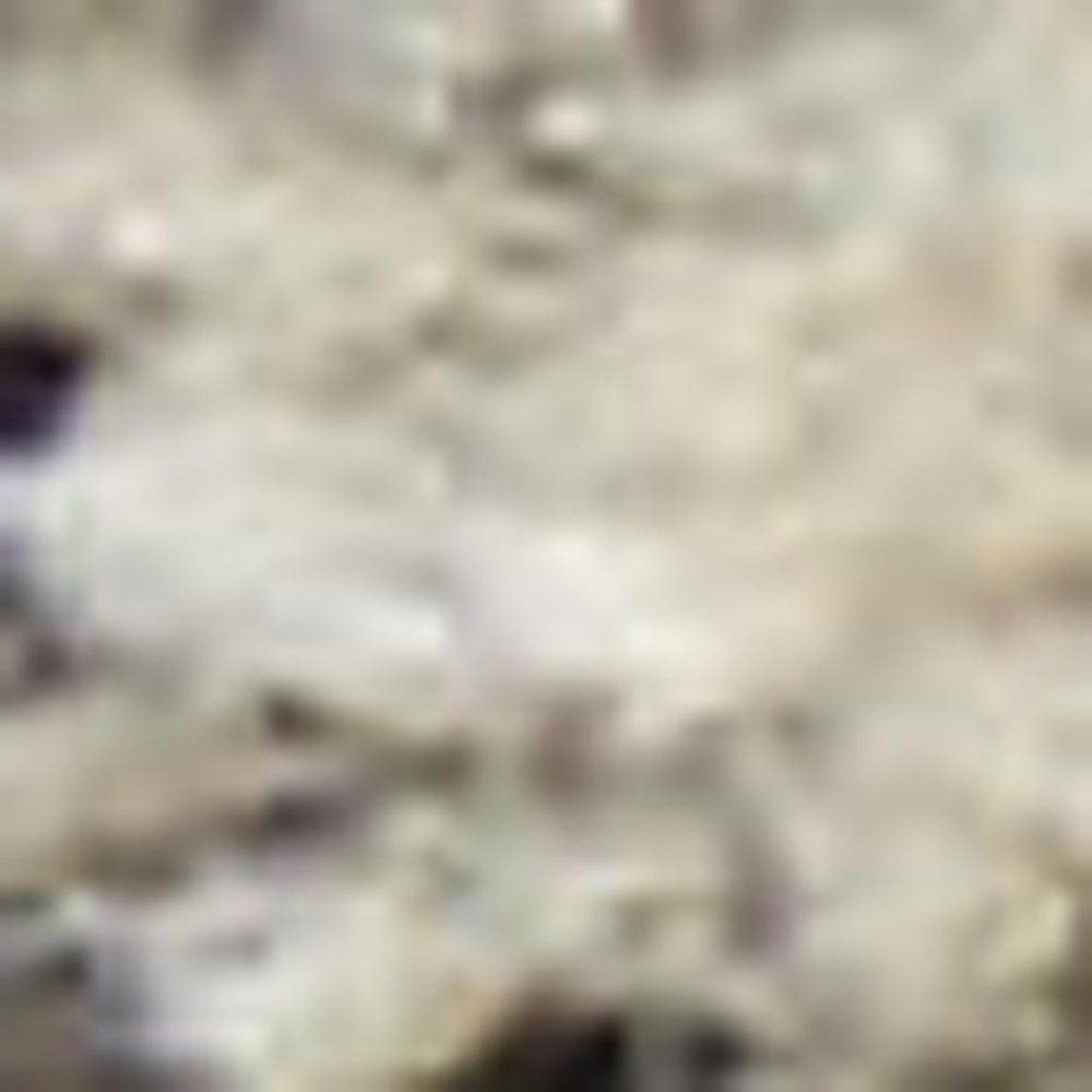 8' Gray And Ivory Abstract Runner Rug