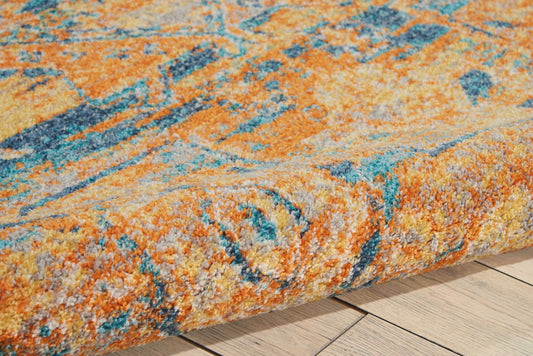 4' X 6' Sunset Power Loom Area Rug