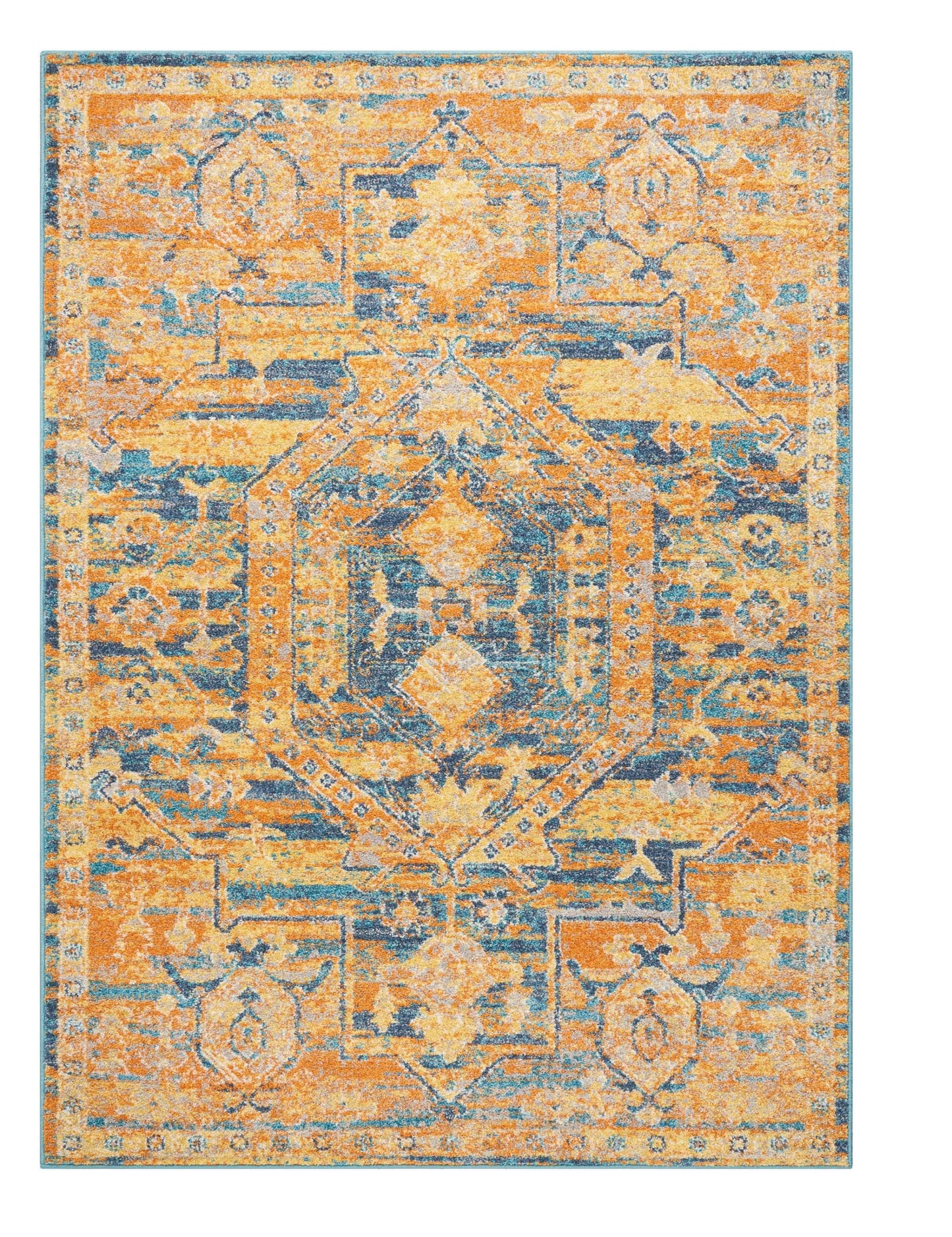 5' X 7' Sunset Power Loom Area Rug