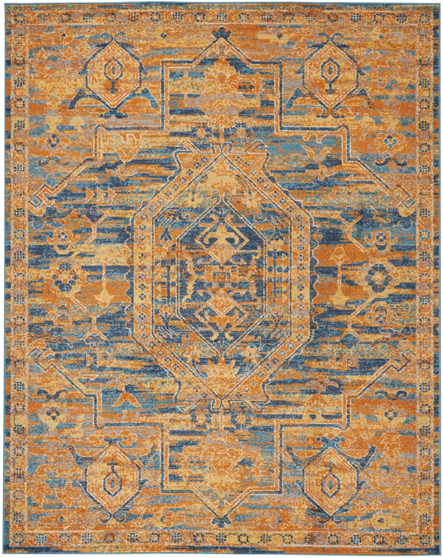 5' X 7' Sunset Power Loom Area Rug