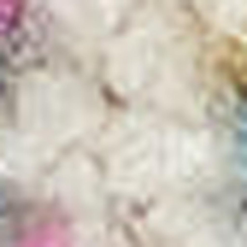 7' X 10' Ivory And Blue Abstract Area Rug