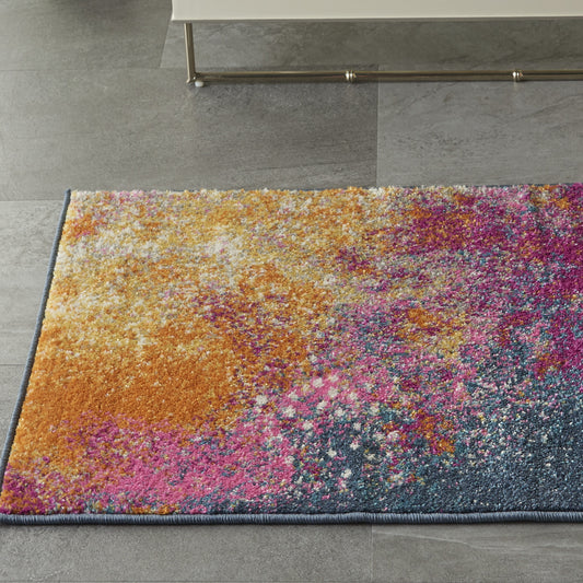 8' X 10' Sunset Abstract Power Loom Area Rug