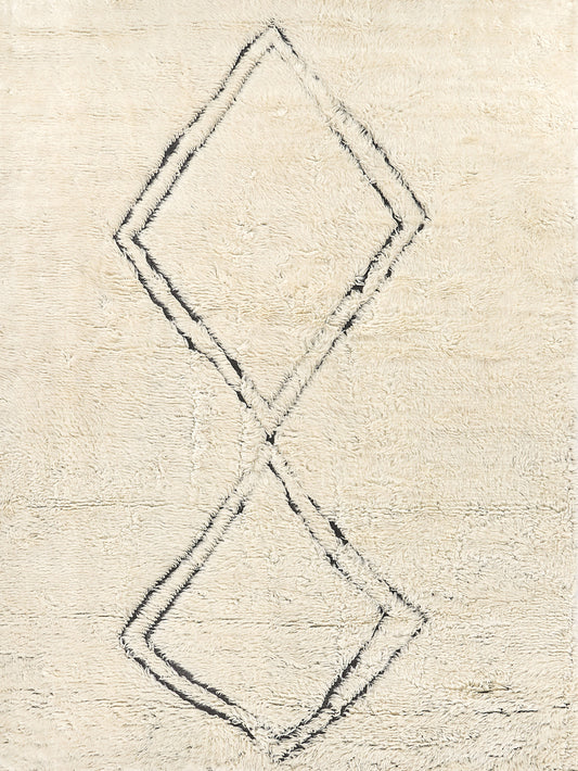 EXQUISITE RUGS   Moroccan Indoor Hand Knotted    - 3853-6'X9'