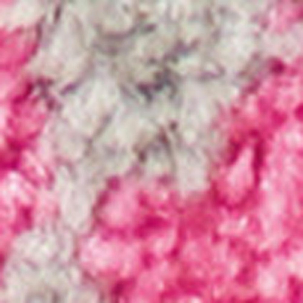 8' Gray And Pink Floral Runner Rug