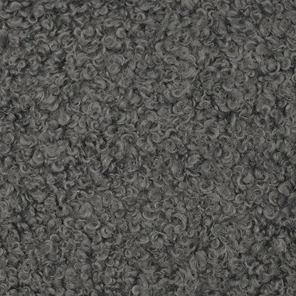 D.V. KAP HOME   24" x 24" Lambsy Pillow - Grey Faux Fur, Western Chic    - 3855-G-2424