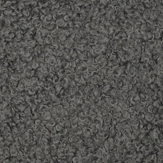 D.V. KAP HOME 3855-G-YARD Lambsy Fabric - Grey Faux Fur, Western Chic  Grey   - Lambsy