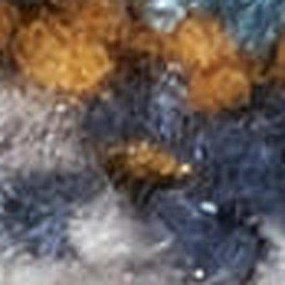 4' X 6' Gray Blue And Orange Quatrefoil Distressed Area Rug