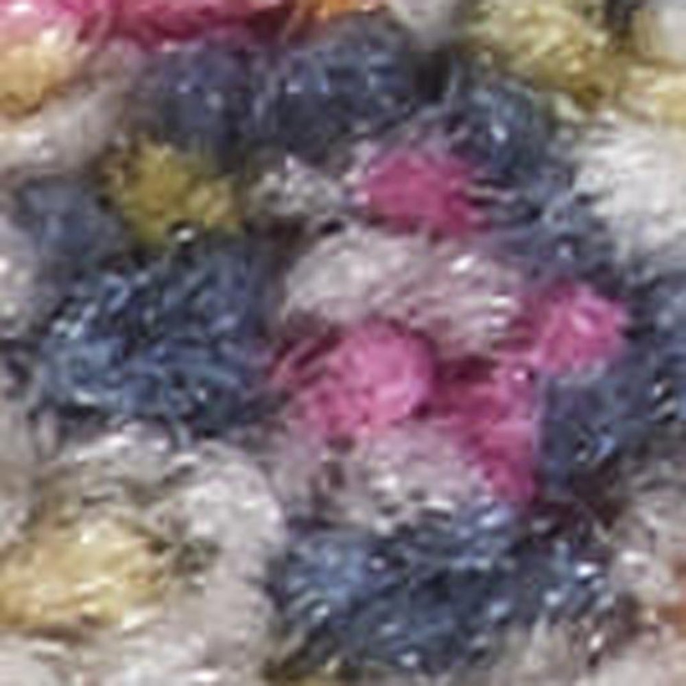 5' Ivory And Blue Medallion Round Rug