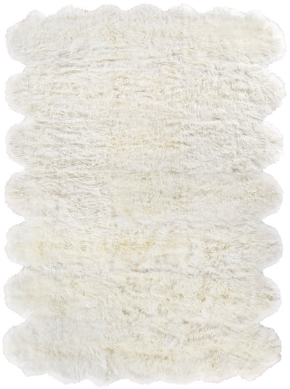 EXQUISITE RUGS OUTLET  Sheepskin Indoor Hand Stitched    - 3855-8'X11'