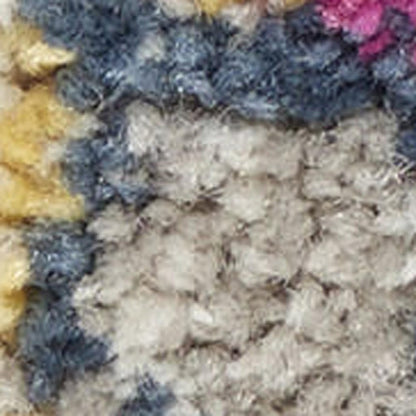 5' X 7' Yellow And Gray Abstract Area Rug