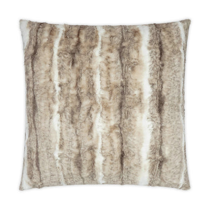 D.V. KAP HOME   24" x 24" Foxster Pillow Faux Fur, Animal    - 3858-2424