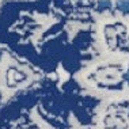 6' X 9' Ivory And Blue Floral Area Rug