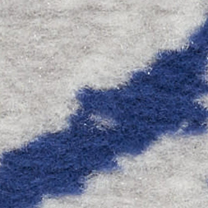 5' X 7' Ivory And Blue Medallion Area Rug