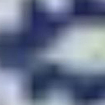 5' X 7' Ivory And Blue Geometric Distressed Area Rug